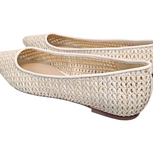 Sam Edelman Cream Woven Flats Size 8 - Picture 3 of 7